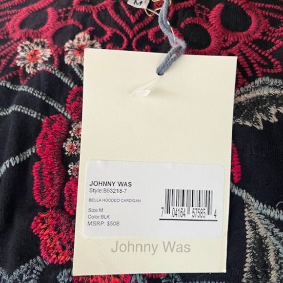 Johnny Was Bella Hooded Cardigan – new with tags - Picture 9 of 9